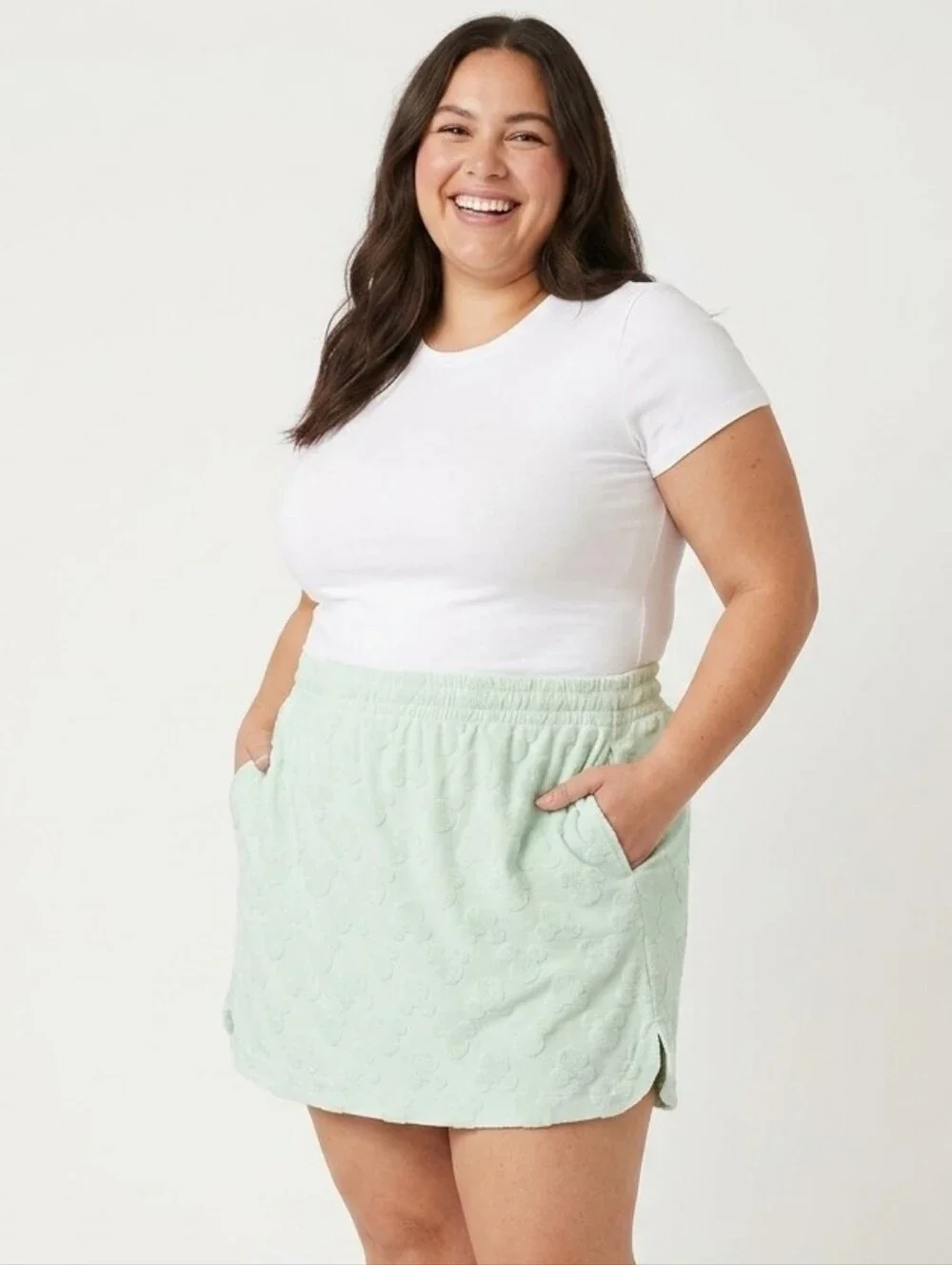 Disney Mickey Mouse Light Mint Sport Skirt - Picture 1 of 6